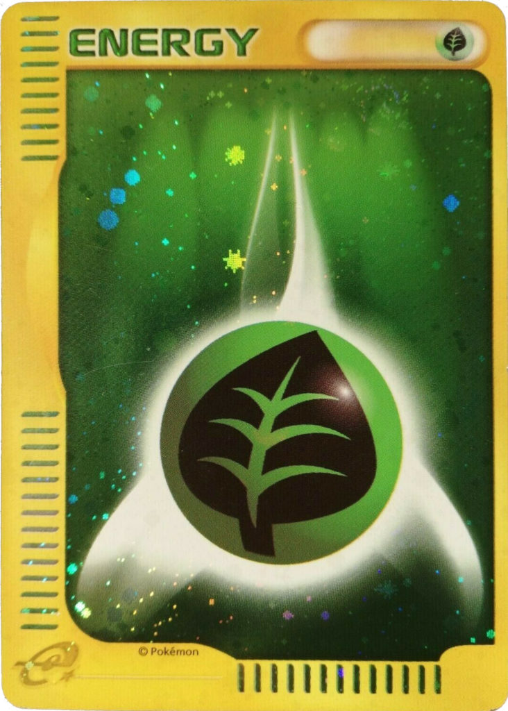 Grass Energy (McDonald’s Pokemon-e Minimum Pack 2002) (McDonalds) - Pokumon