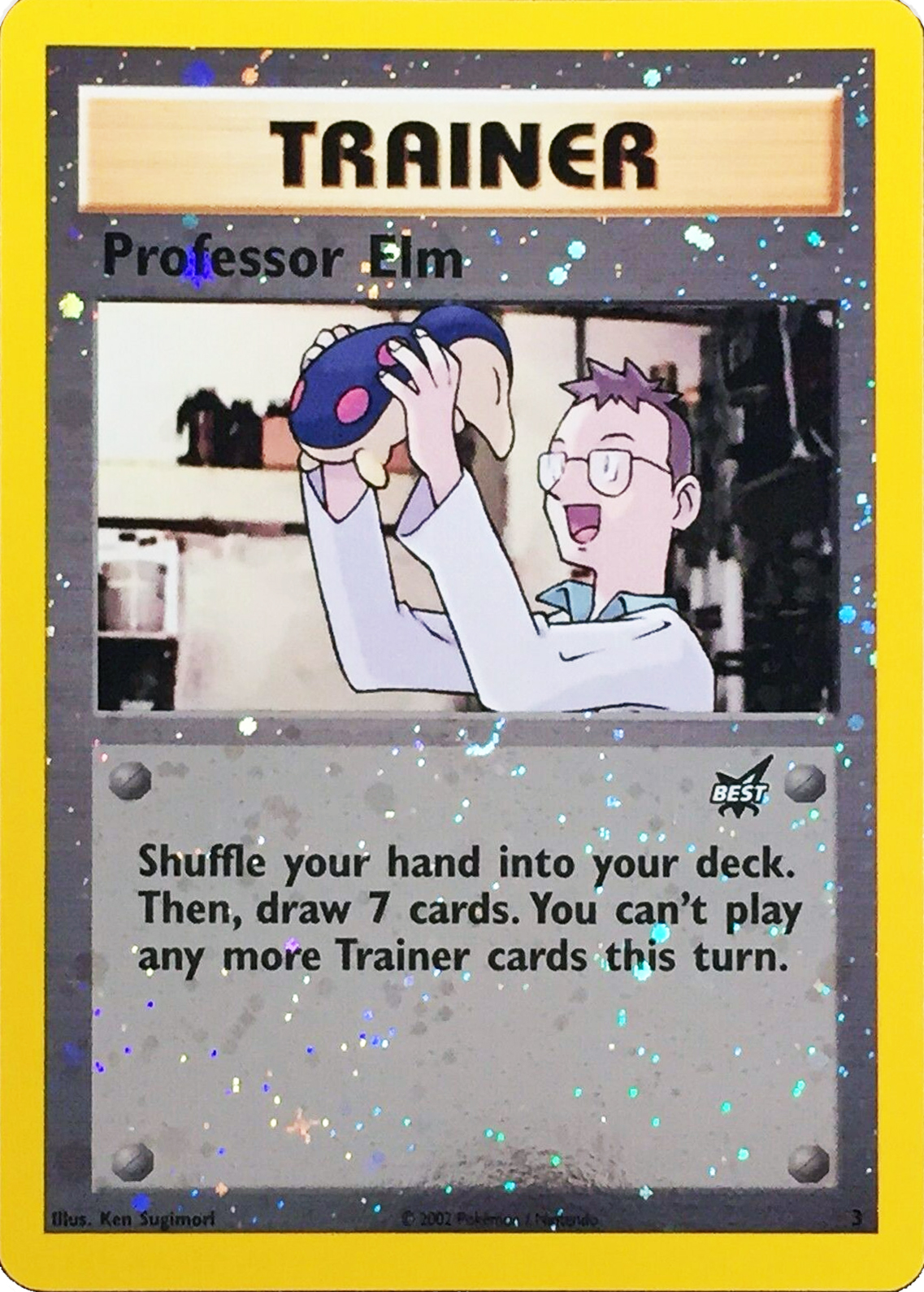 Professor Elm (3/Best of Game English Promo) Pokumon