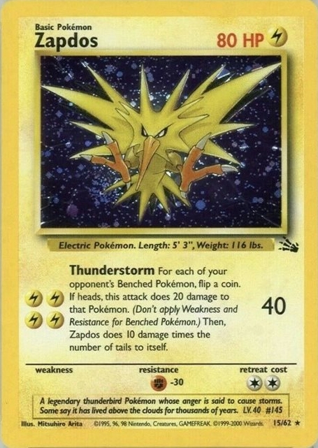 Articuno, Moltres, and Zapdos - Jumbo - JUMBO Cards XXL Pokémon card