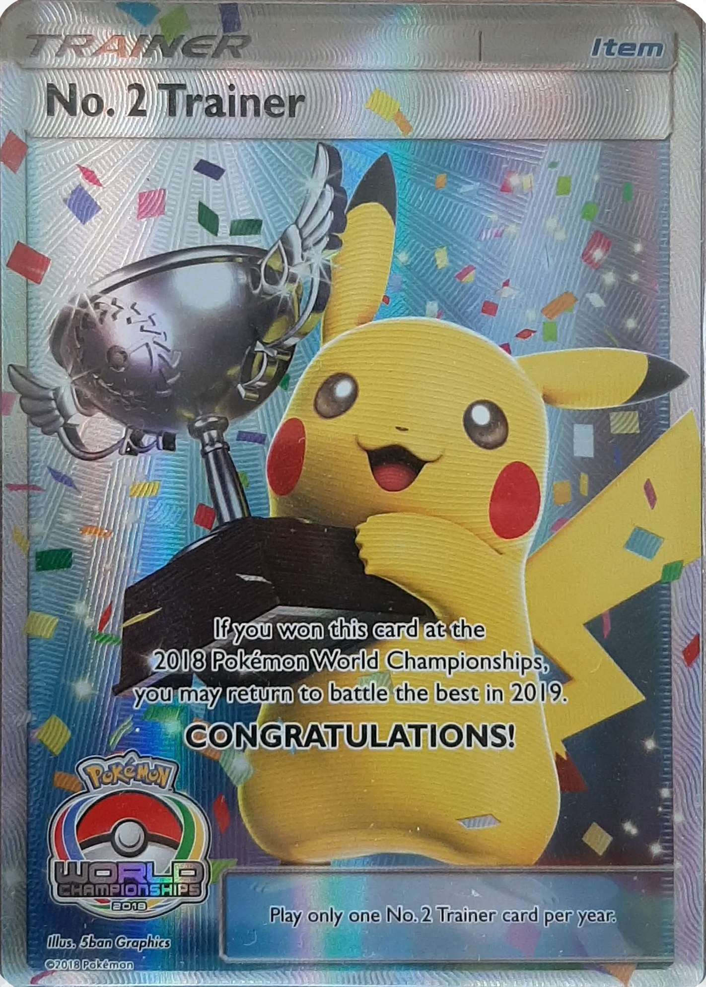 Certified Pokemon Master, Shiny Pikachu Illus. Masakazu Fukuda