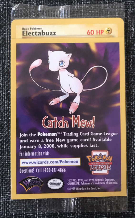 2000 Nintendo Pokémon Liga / Pokemon League Trading Card Game Rare