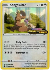 Pokemon Card Kangaskhan Family Tournament Promo