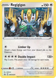 Regigigas - POP 9 Pokémon card 4/17