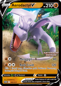 Pokemon Fossil Unlimited Booster Pack - Aerodactyl Artwork